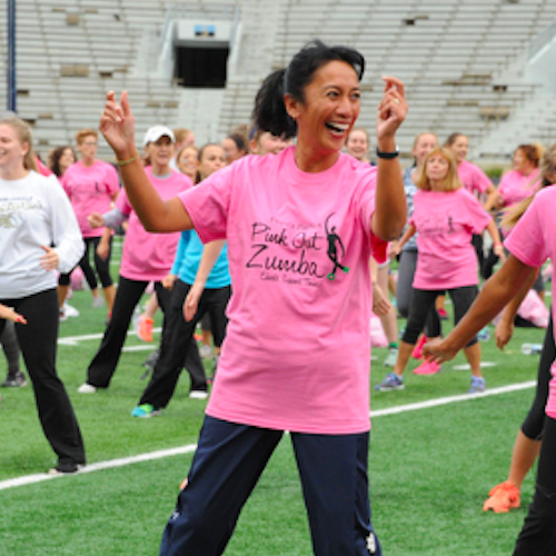 Kelly Cares Foundation Hosts FREE Pink Out Zumba Session as part of Paqui's Playbook Wellness E